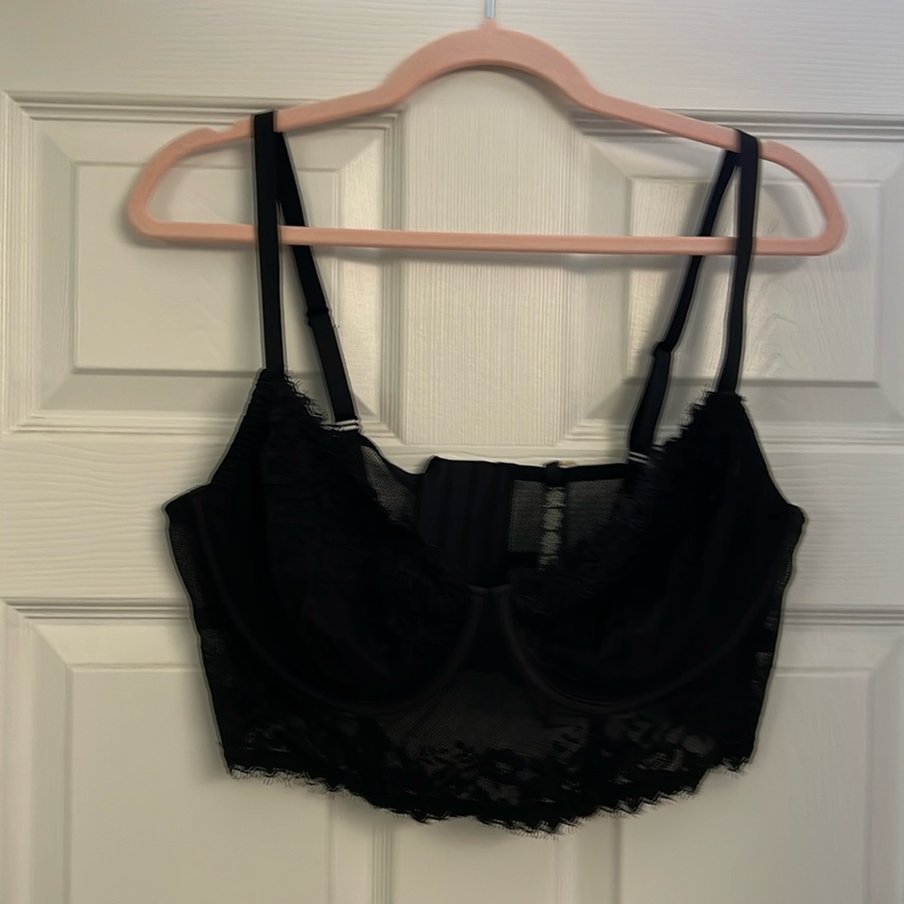 131 NWT SKIMS LACE UNLINED BALCONETTE CORSET and low rise dipped booster 2x set